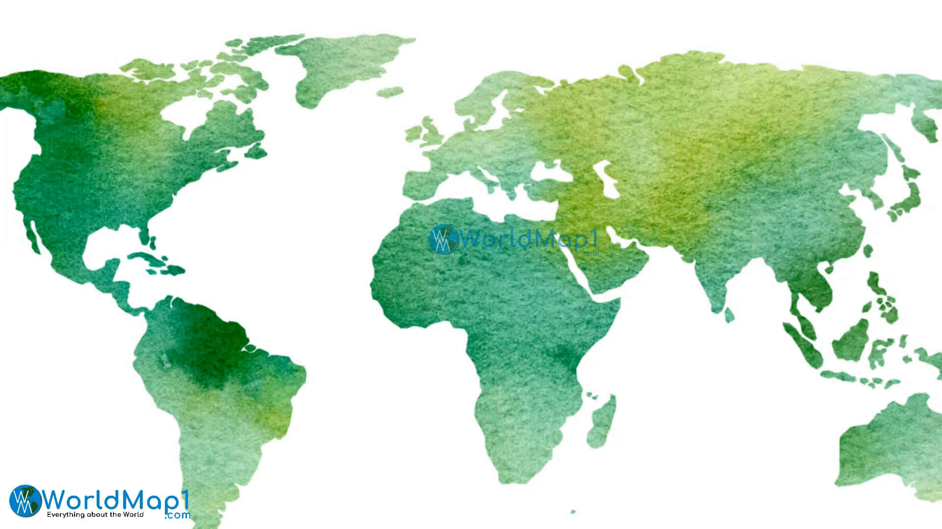 Carte d'herbe des pays du monde
